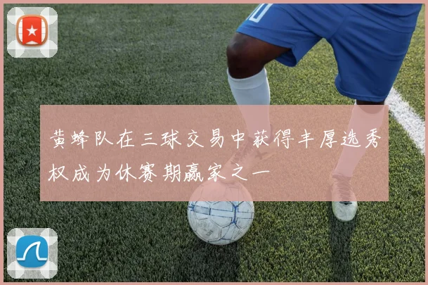 黄蜂队在三球交易中获得丰厚选秀权成为休赛期赢家之一
