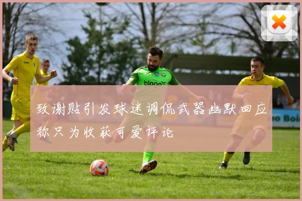 致谢贴引发球迷调侃武器幽默回应称只为收获可爱评论